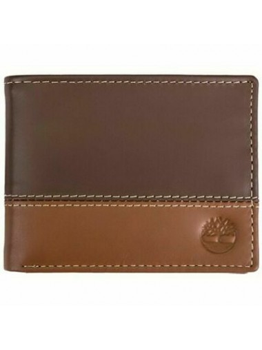 [全新3摺] Timberland Men's Hunter Color-Block Wallet - Brown /Tan